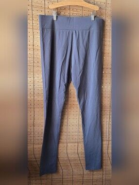 LOGO Layers Gray Soft Stretch Cotton Blend Women's L